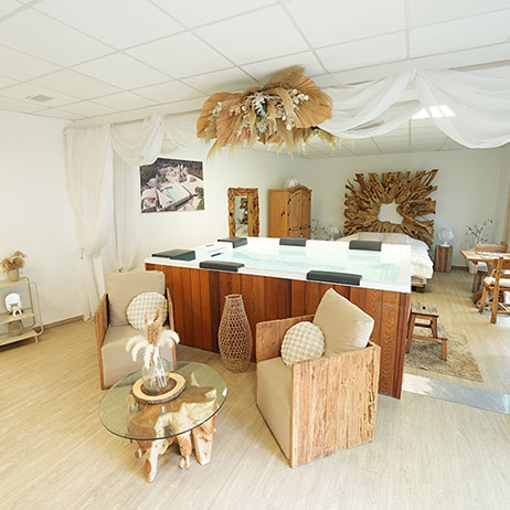 Suite Riposo Apulia Wellness – chambre et espace détente à Tubize