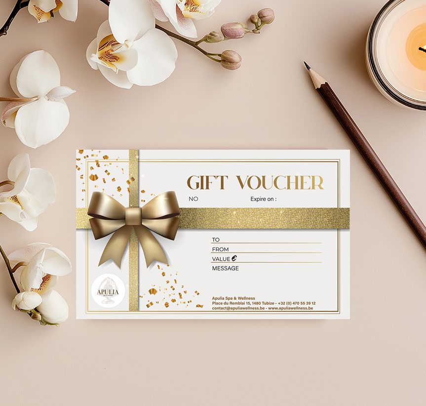 Chèque cadeau spa privatif Apulia Tubize