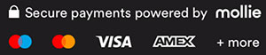 Secure payments powered by Mollie